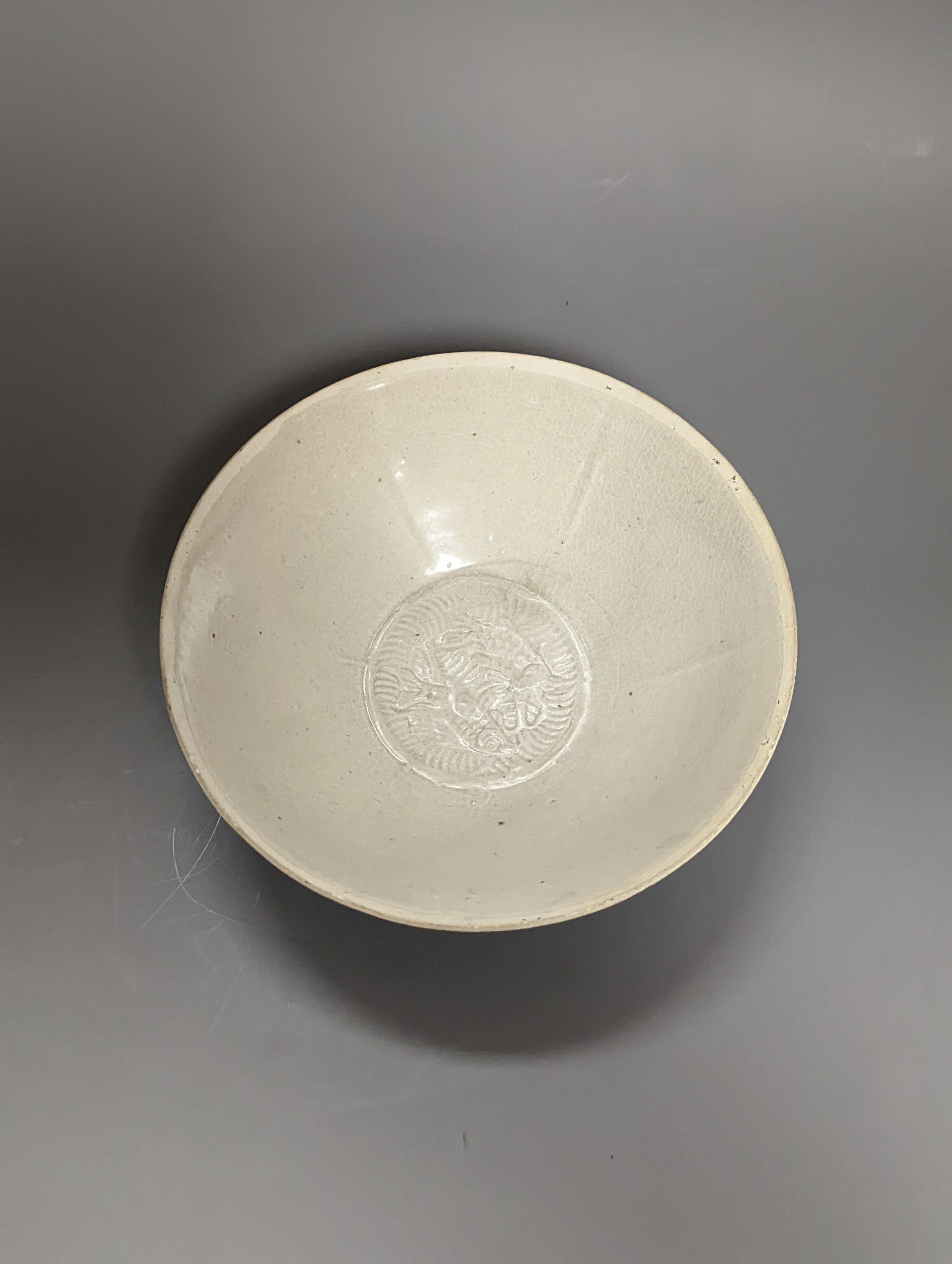 A Chinese Qingbai type bowl 16.5cm diameter